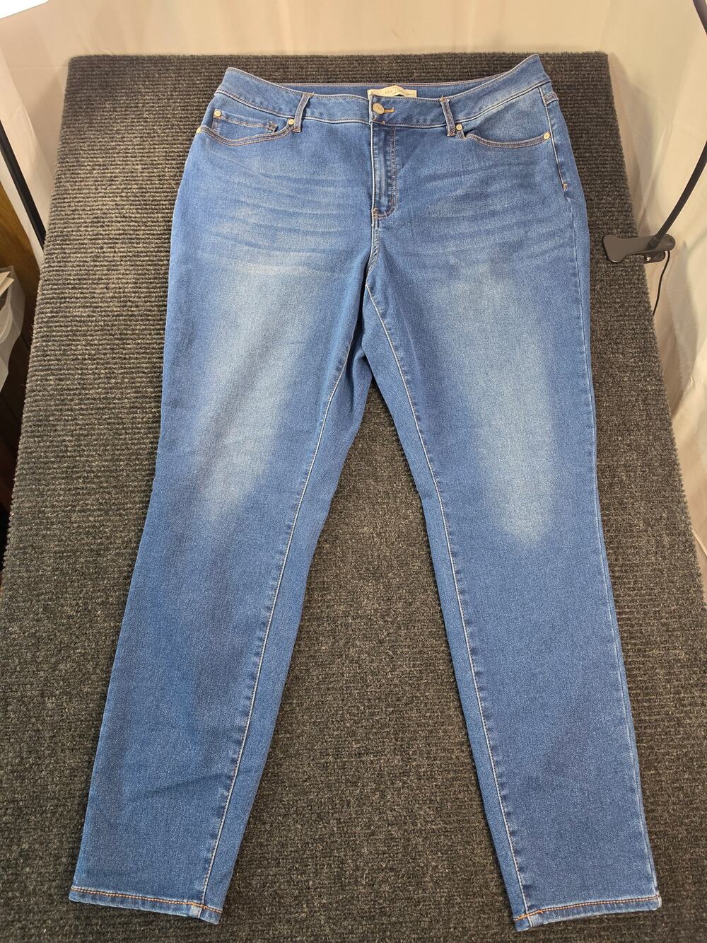 C Est 1946 Denim Womens 18W High Rise Skinny Jeans